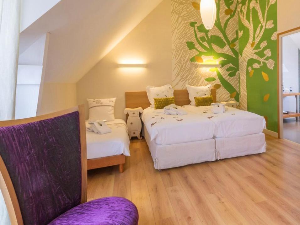 Au Pre Carre Hotel Plumergat Quarto foto